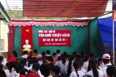 TRƯỜNG THCS THANH HẢI – THANH LIÊM  TỔ CHỨC HỘI THI GIỚI THIỆU SÁCH – NĂM 2017