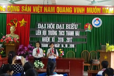 ĐẠI HỘI LIÊN ĐỘI TRƯỜNG THCS THANH HẢI  NĂM HỌC 2016 – 2017