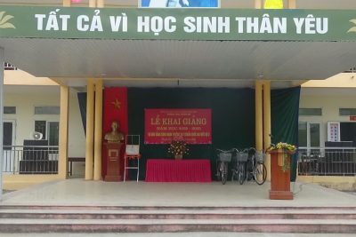 KHAI GIẢNG NĂM HỌC 2022 – 2023 VÀ ĐÓN BẰNG CÔNG NHẬN TRƯỜNG ĐẠT CHUẨN QUỐC GIA MỨC ĐỘ 2