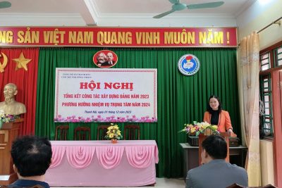 Tổng kết công tác xây dựng Đảng năm 2023, phương hướng nhiệm vụ cơ bản xây dựng Đảng năm 2024