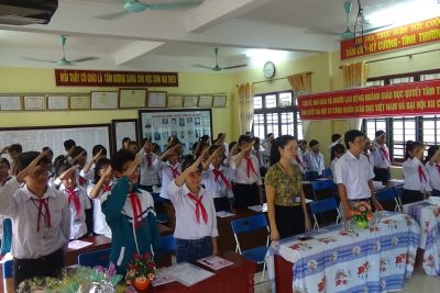 [Trường THCS Thanh Hải] Đại hội liên đội nhiệm kỳ 2017 – 2018