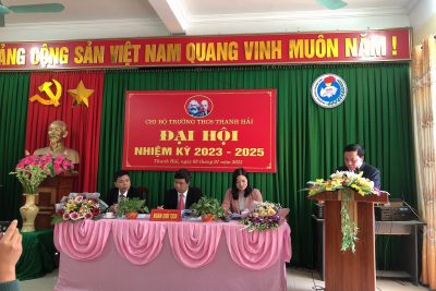 [TRƯỜNG THCS THANH HẢI] Đại hội chi bộ Đảng nhiệm kì 2023 – 2025