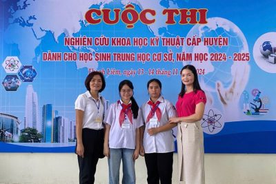 Trường THCS Thanh Hải với cuộc thi Khoa học kỹ thuật